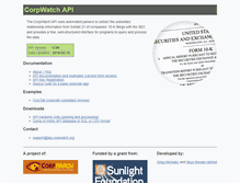 Tablet Screenshot of api.corpwatch.org