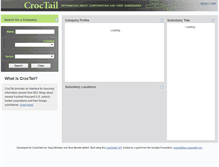 Tablet Screenshot of croctail.corpwatch.org